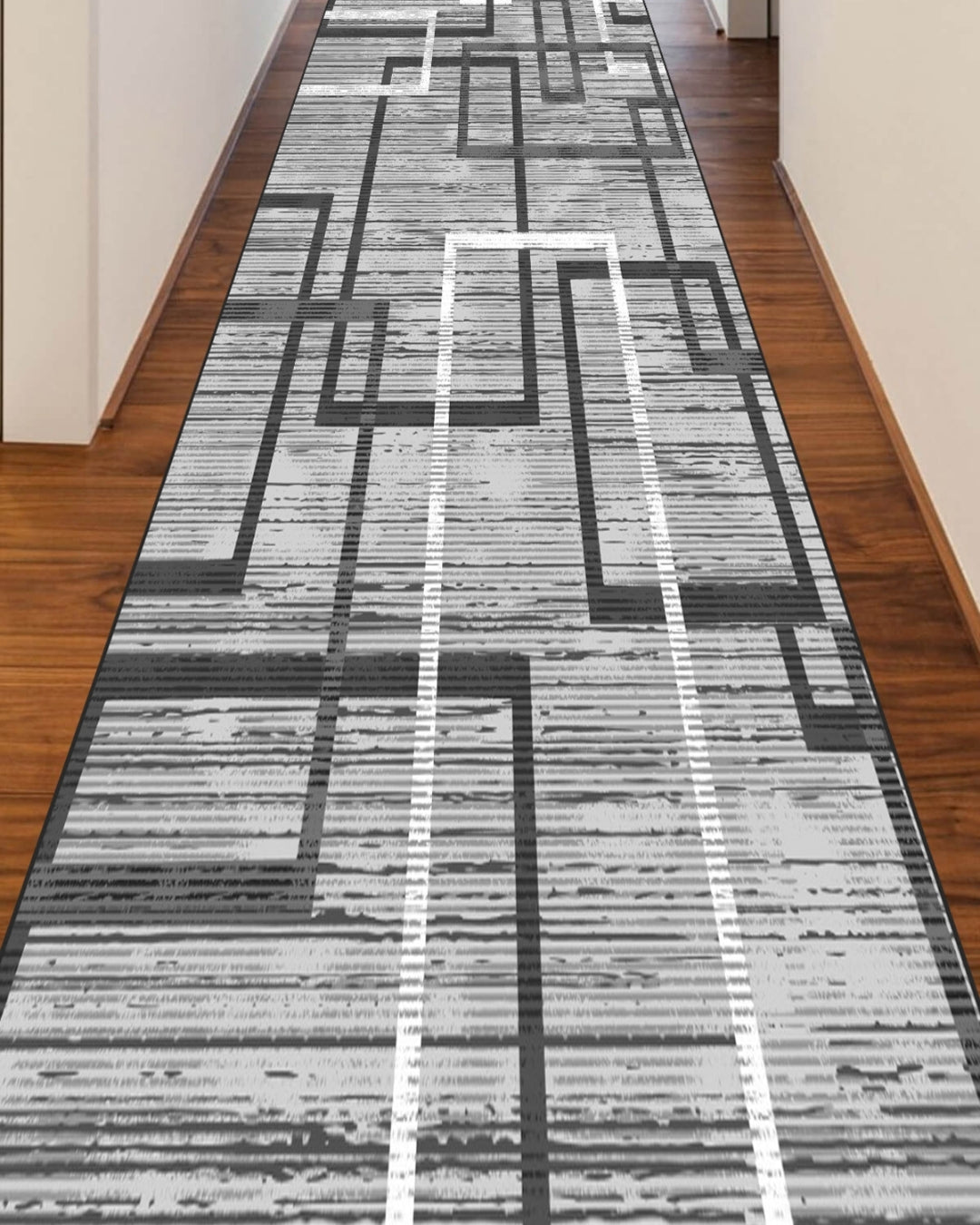 Çizgisel Desen Özel Süngerli Yüzey Kaymaz Taban Yolluk / Halı 4
 