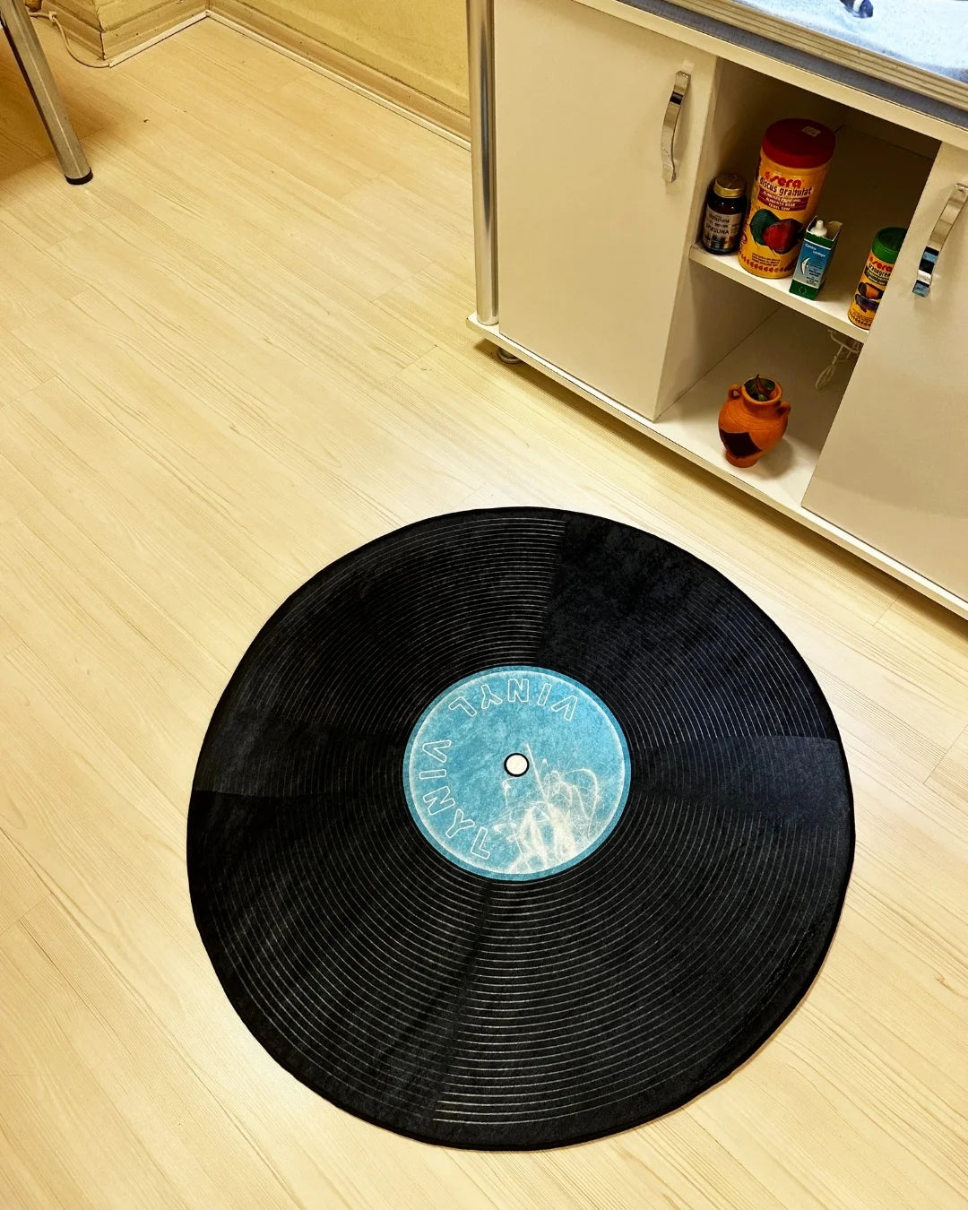 Gerçek Mavi Taş Plak Şeklinde Süngerli Yüzey Kaymaz Taban Dijital Baskı Yıkanabilir Halı2