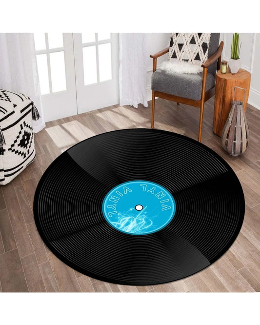 Gerçek Mavi Taş Plak Şeklinde Süngerli Yüzey Kaymaz Taban Dijital Baskı Yıkanabilir Halı