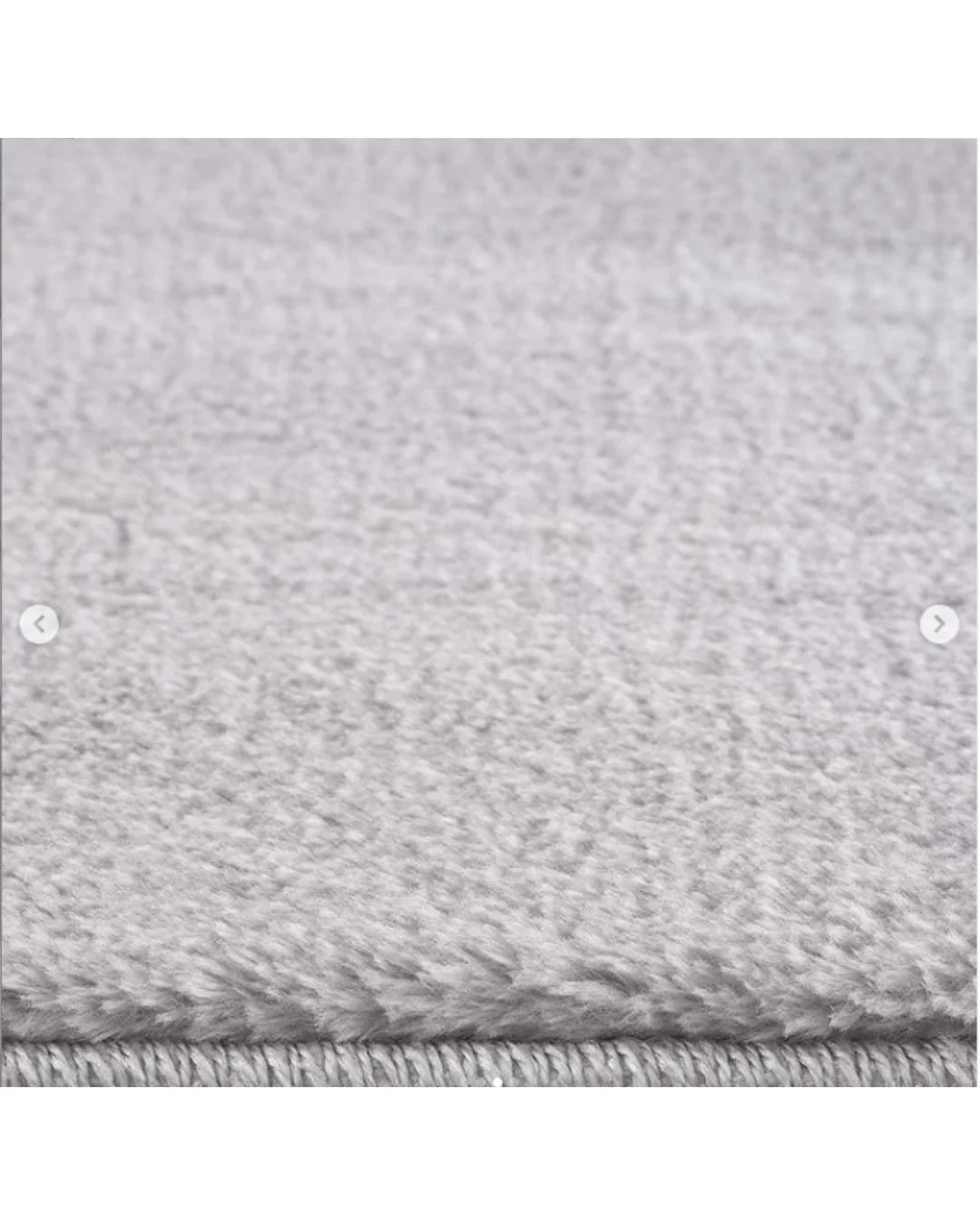 Özel Orijinal Gri Renk Peluş Yüzeyli Kaymaz Taban Peluş Halı3