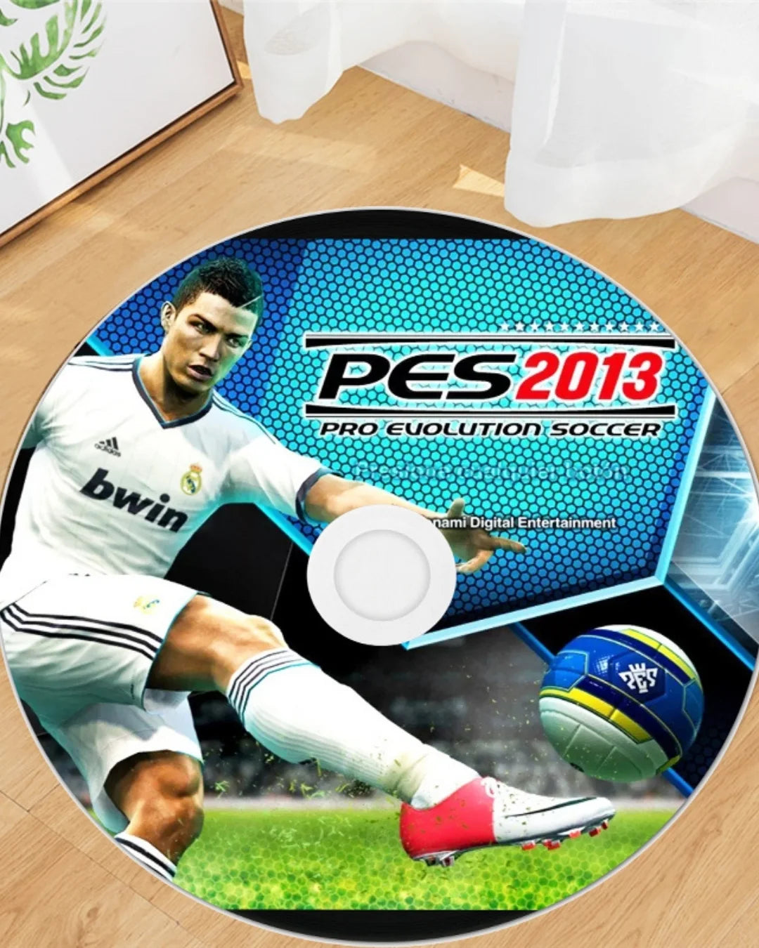 PES 2013 CD Tasarımlı Halı – Kaymaz Taban, Süngerli Yüzey, Yıkanabilir Gamer Halı1